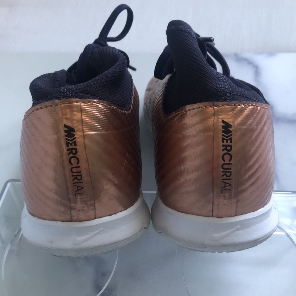 Nike Zoom Mercurial Superfly 9 Academy Metallic Copper Indoor Soccer Size 7 - Picture 4 of 13